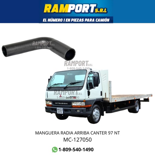 [MC-127050] MANGUERA/R ARRIBA CANTER 97