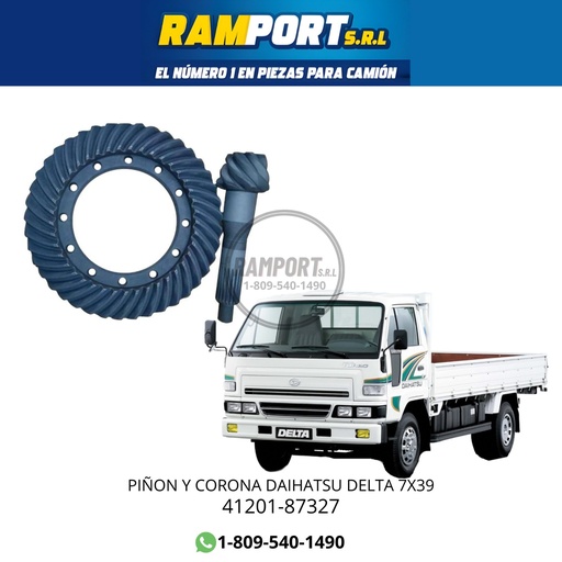 [41201-87329] PIÑON Y CORONA DELTA 7X41