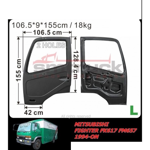 [MBM94-302L] PUERTA FUSO FK615/17 FM657 LH                                                                                                                                                                                                                 