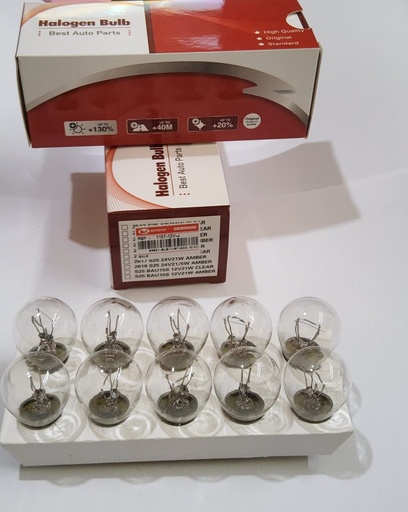 [1034-12V-T] BOMBILLO 2 CONTACTO 1157-12V 