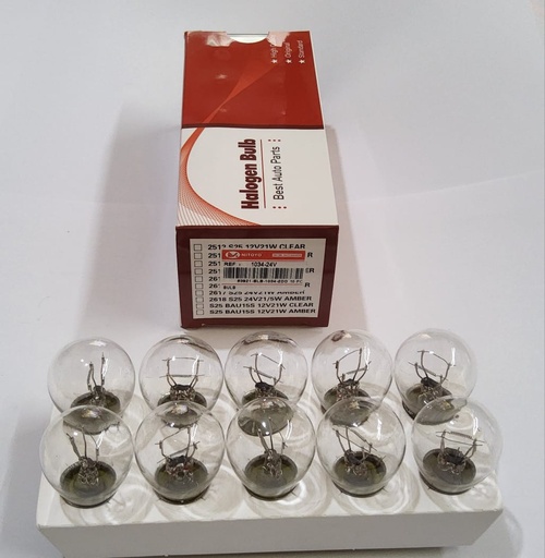 [1034-24V-T] BOMBILLO 2 CONTACTO 24V 1034