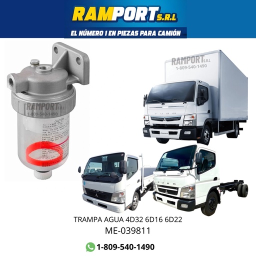 [ME-039811] TRAMPA AGUA CANTER FUSO 4D32 6D16 6D22 -5