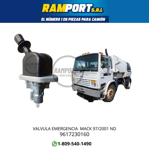 [9617230160] VÁLVULA FRENO DE MANO RENAULT 97/2001 *5