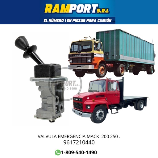 [9617210440] VÁLVULA FRENO DE MANO RENAULT 39049 *