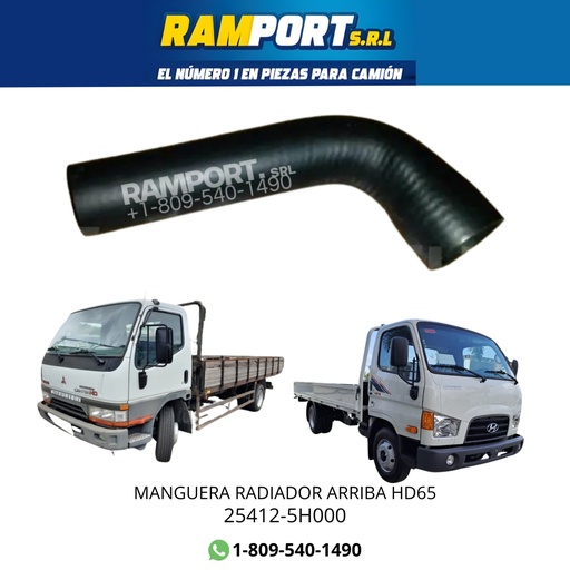 [25412-5H000] MANGUERA/R ARRIBA HYUNDAI HD65