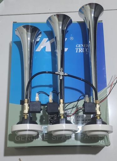 [TKL-H-308-1] BOCINA AIRE TRIPLE 12V/24V TKL 