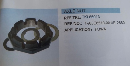 [TKL65013] KIT TUERCA DEL EJE TRAILER *