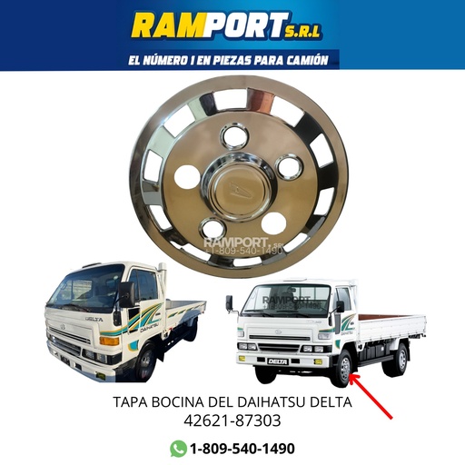 [42621-87303] TAPA BOCINA DEL DAIHATSU DELTA