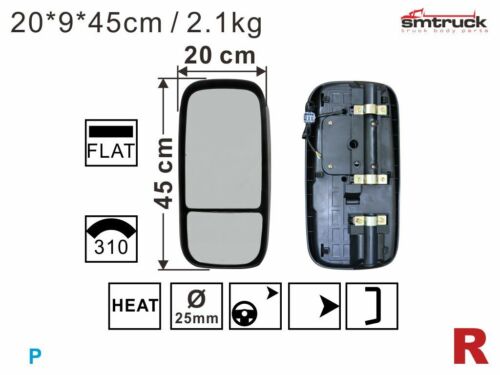 [YY-354MR] ESPEJO HINO 300 C/A 6.5T RH