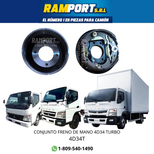 [4D34T] KIT FRENO DE MANO 4D34 T