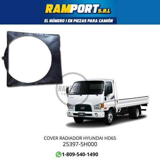 [25397-5H000] COVER/R HYUNDAI HD65