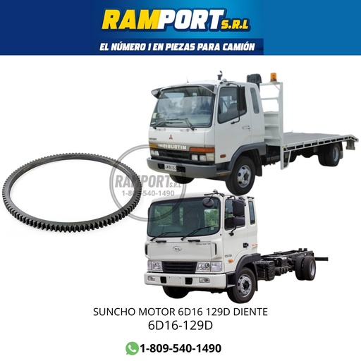 [6D16-129D] SUNCHO MT 6D16 129D 