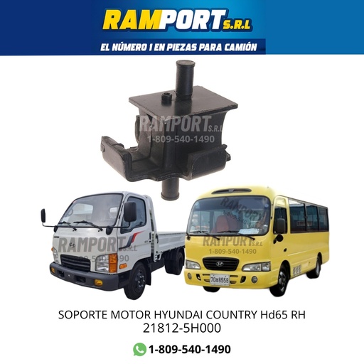 [21812-5H000] SOPORTE MT HYUNDAI COUNTRY HD65 RH