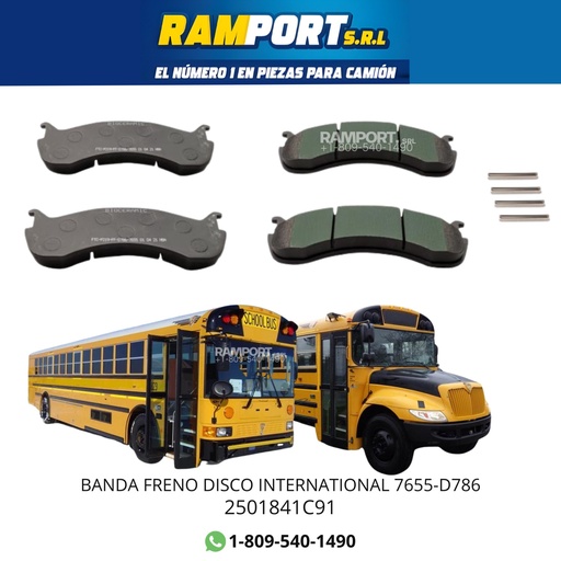 [2501841C91] BANDA DISCO INTERNATIONAL BUS FOLD 7655-D786  *