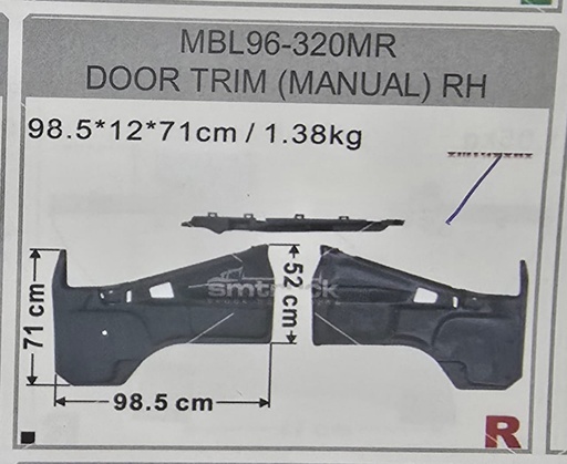 [MBL96-320MR] FORRO CANTER 97/06 MBL96-320AR MANUAL