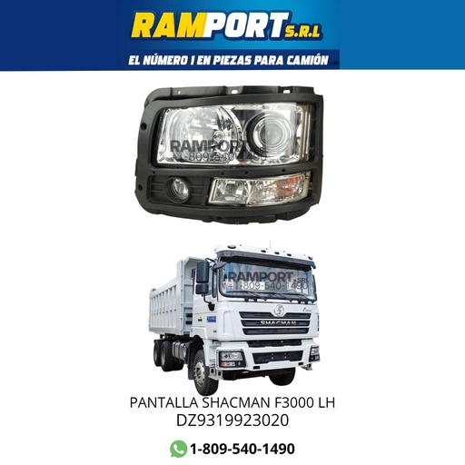 [DZ9319923020] PANTALLA SHACMAN F3000 LH -5