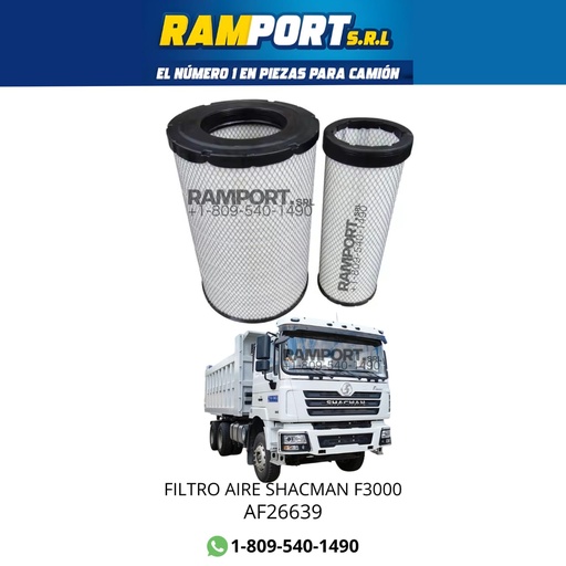 [AF26639] FILTRO AIRE SHACMAN F3000 -5    