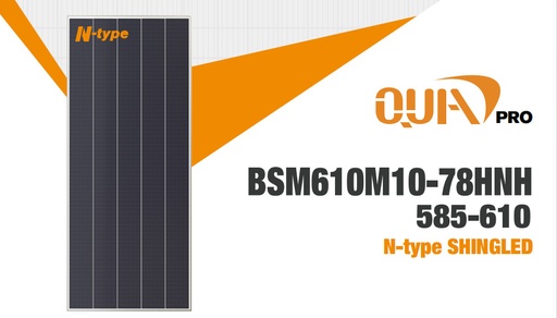 [BSM610M10-78HNH] PANEL SOLAR DOBLE VIDRIO BIFACIAL 610W