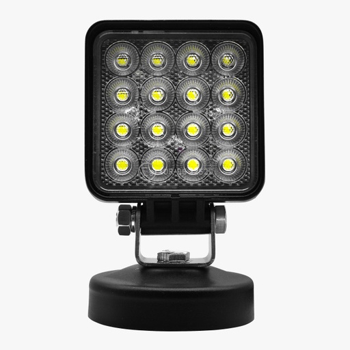 [320-117008-MV] FAROL ALOGENO 16 LED CUADRADO 84X